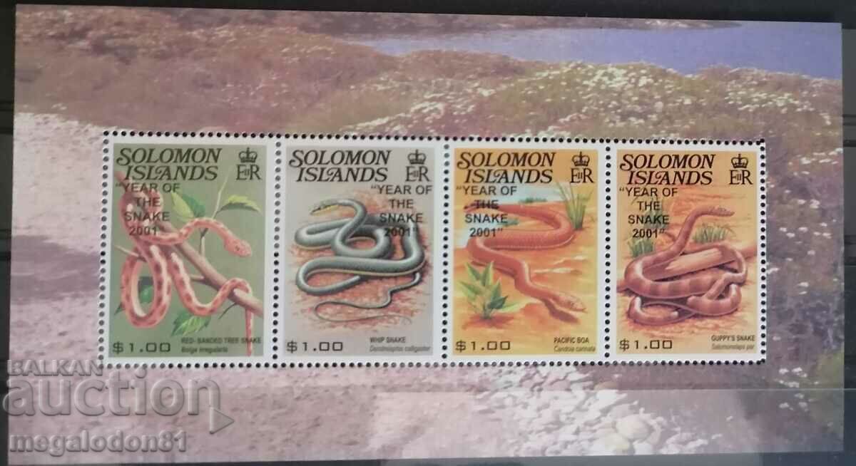 Νησιά Σολομώντα - πανίδα, φίδια