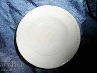 a porcelain plate