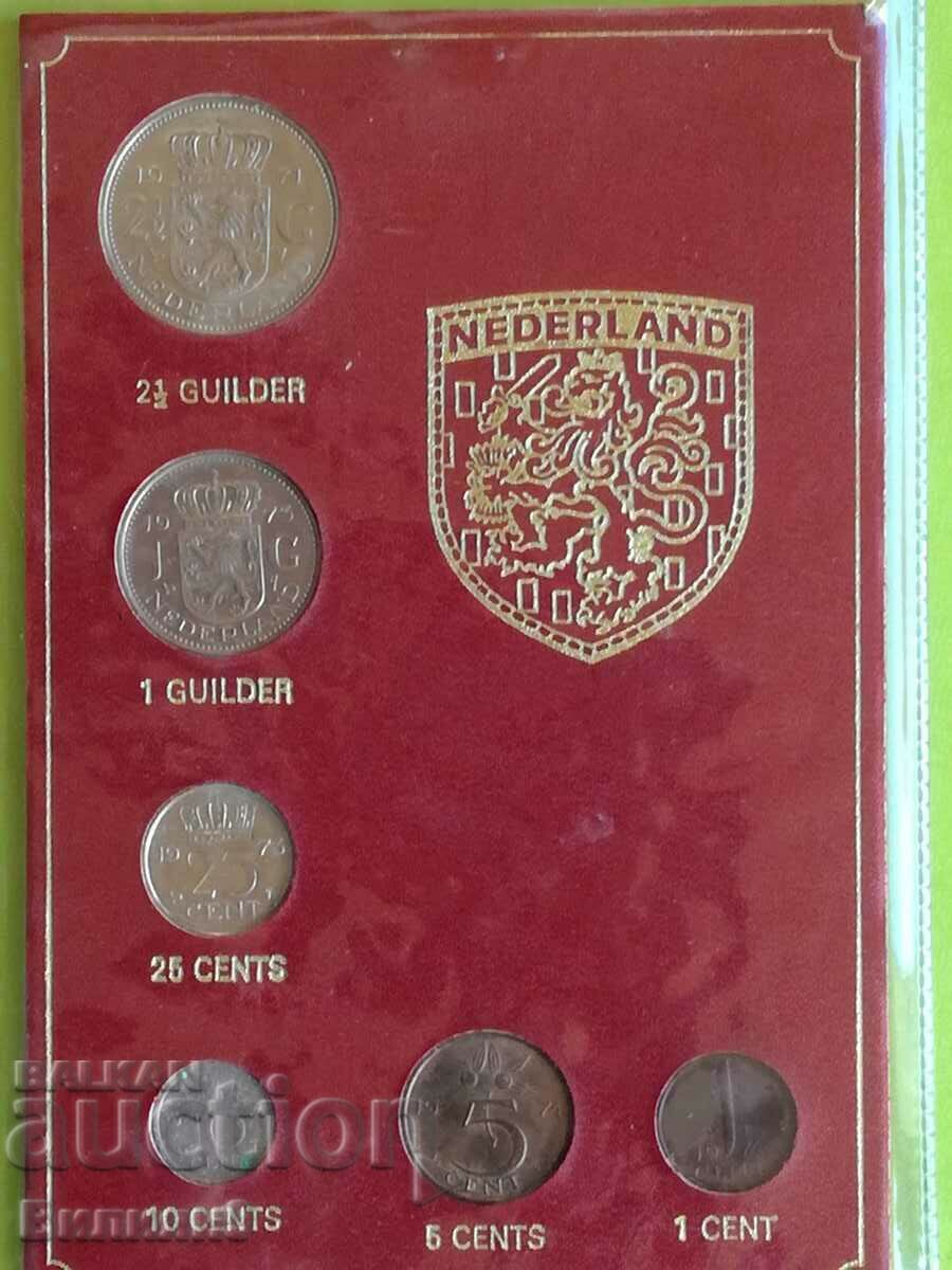 Set de monede de schimb Olanda 1974 UNC