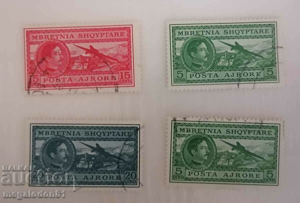 Albania - air mail, stamped