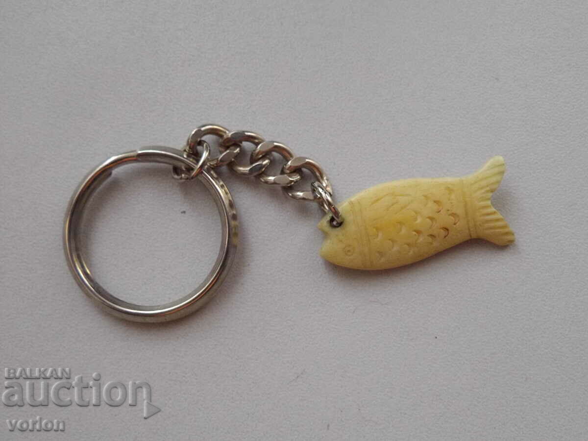 Keychain: bone fish - fishing.