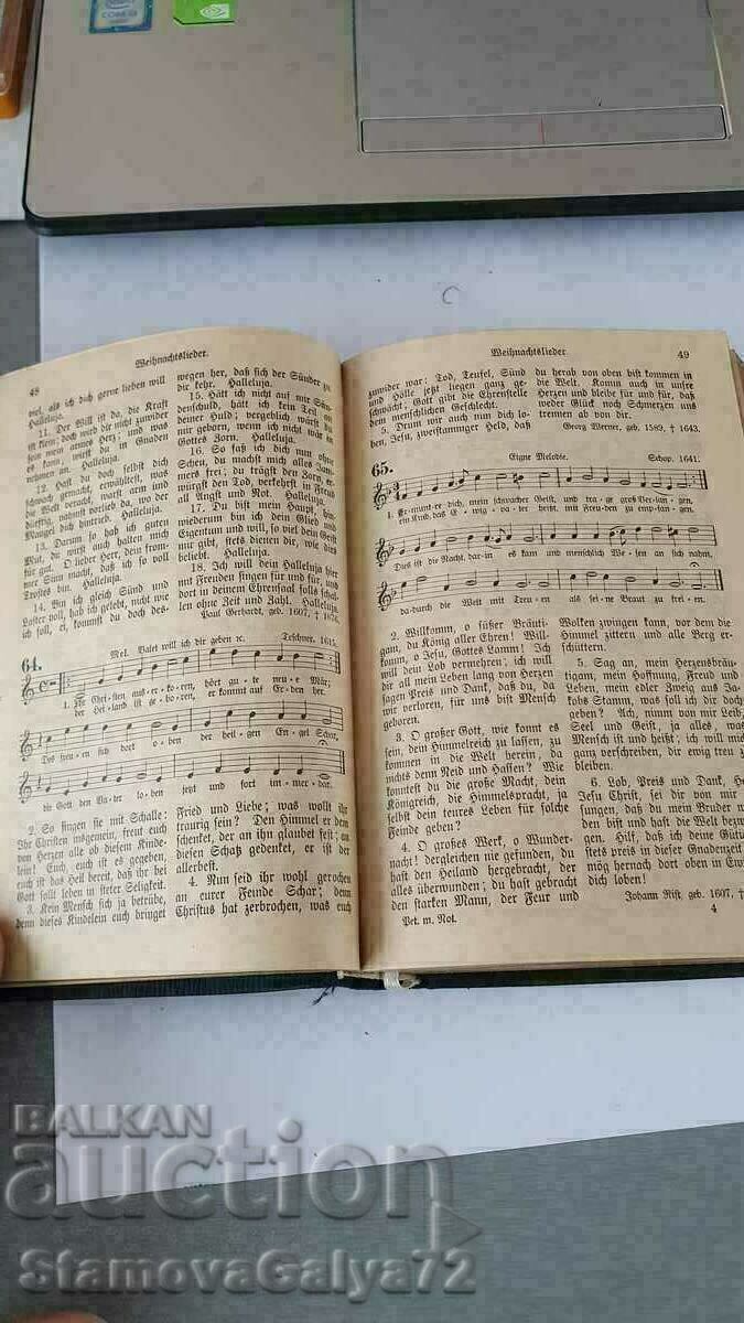 Livrarea Cartea de imnuri antice - 1908 - Gesang Buch Livrarea Cartea de imnuri antice - 1908 - Gesang Buch