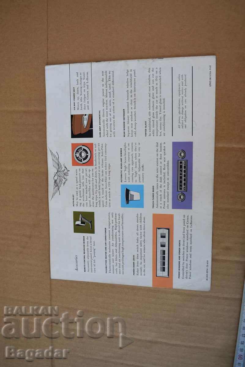 Delivery of IMPERIAL 1962 Delivery of IMPERIAL 1962