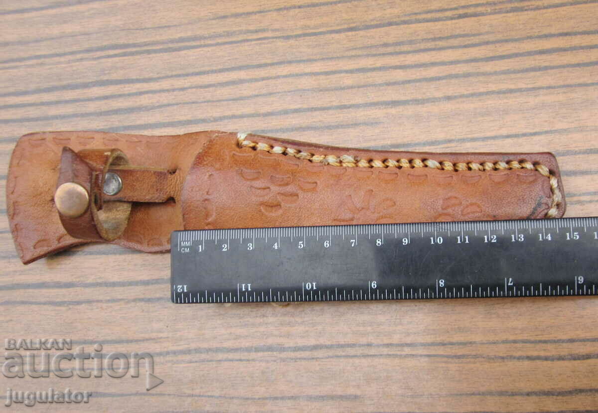 old leather knife sheath - 5 old leather knife sheath - 5