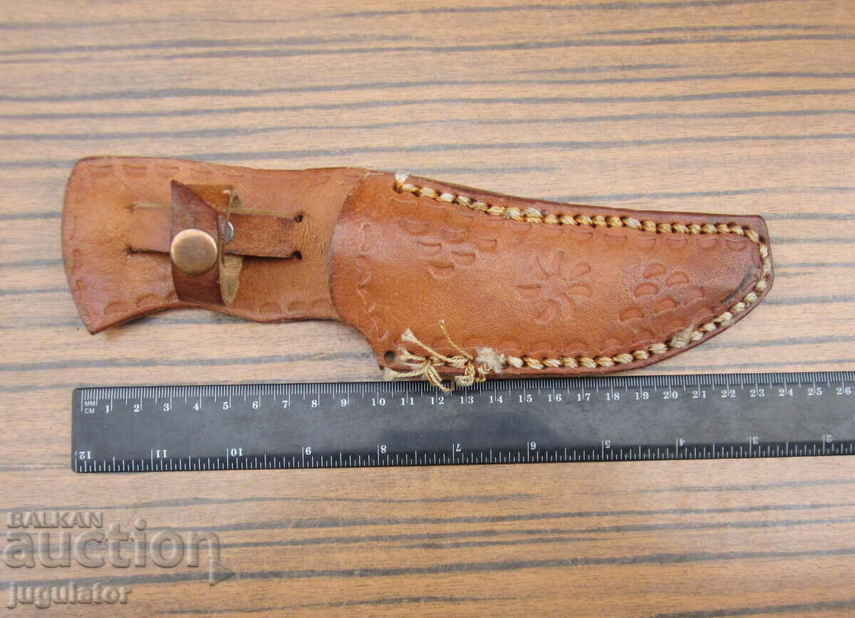 old leather knife sheath - 6 old leather knife sheath - 6