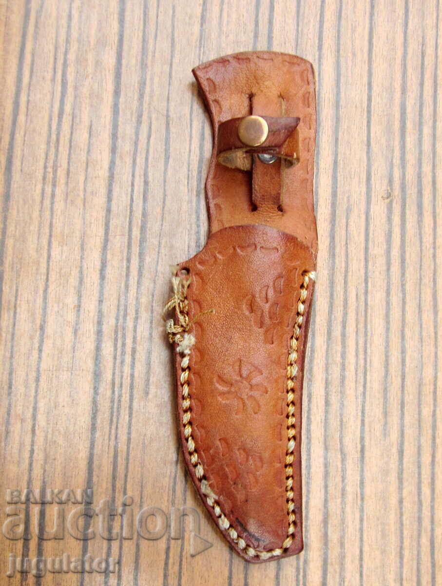 old leather knife sheath