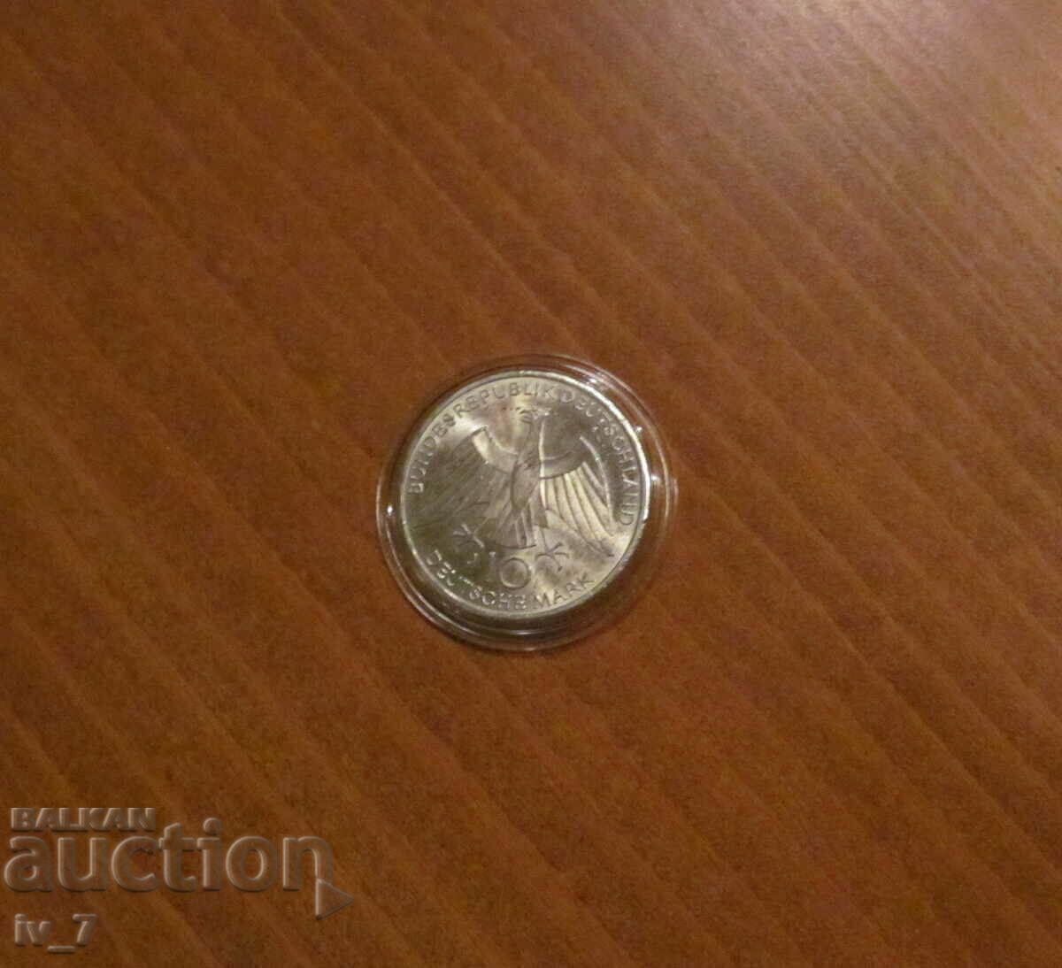 10 МАРКИ 1972 г. ГЕРМАНИЯ, буква-J - XX ЛОИ МЮНХЕН 72 с цена 31.99 лв. | € 16.36 10 МАРКИ 1972 г. ГЕРМАНИЯ, буква-J - XX ЛОИ МЮНХЕН 72 с цена 31.99 лв. | € 16.36