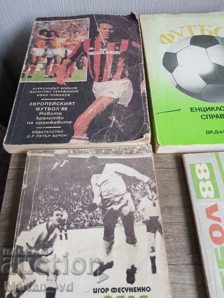 Auction  Lot of football books