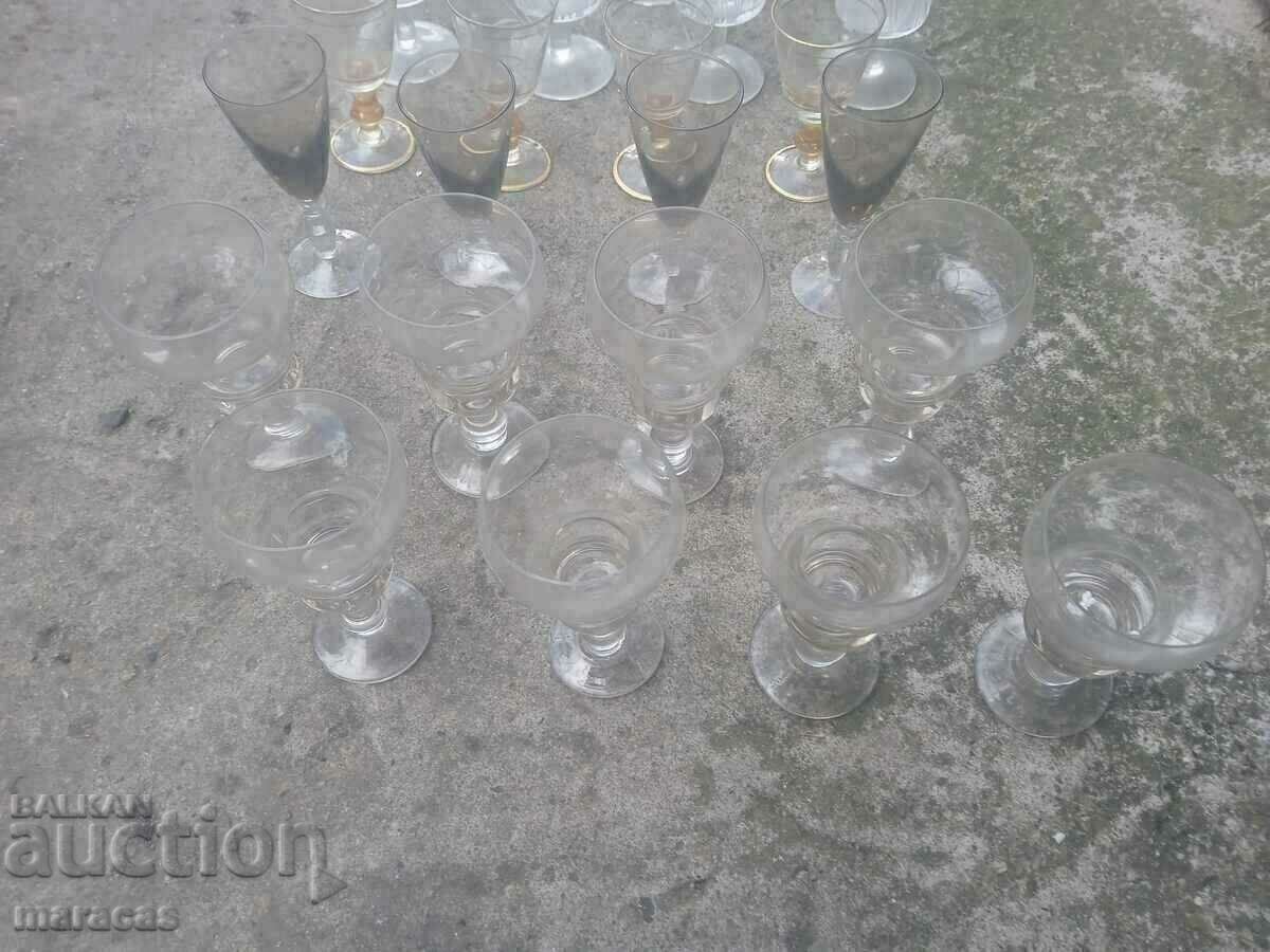 Old crystal glasses. with price 79.00 BGN | € 40.39 Old crystal glasses. with price 79.00 BGN | € 40.39