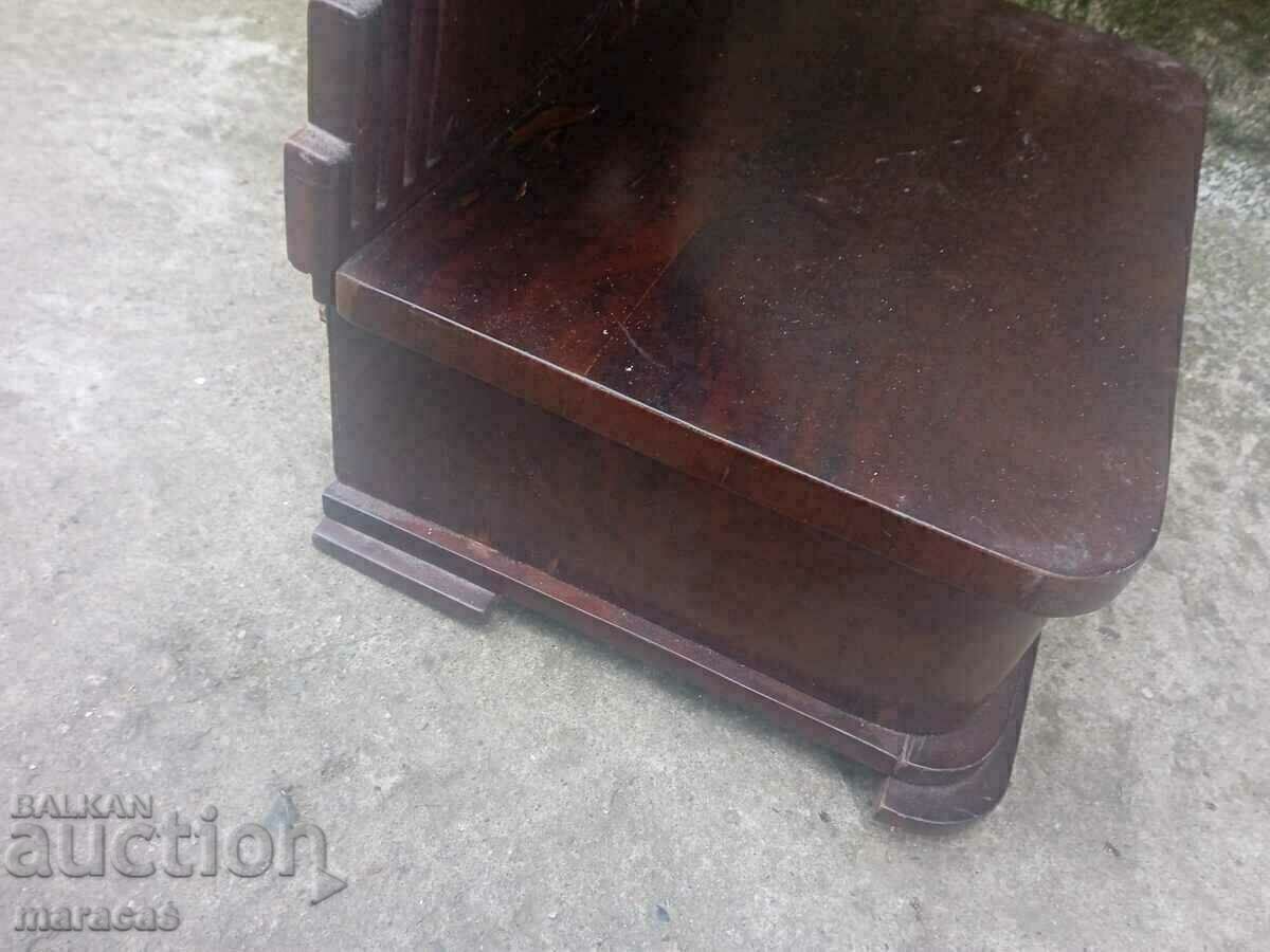Old wooden dressing table with mirror - 5