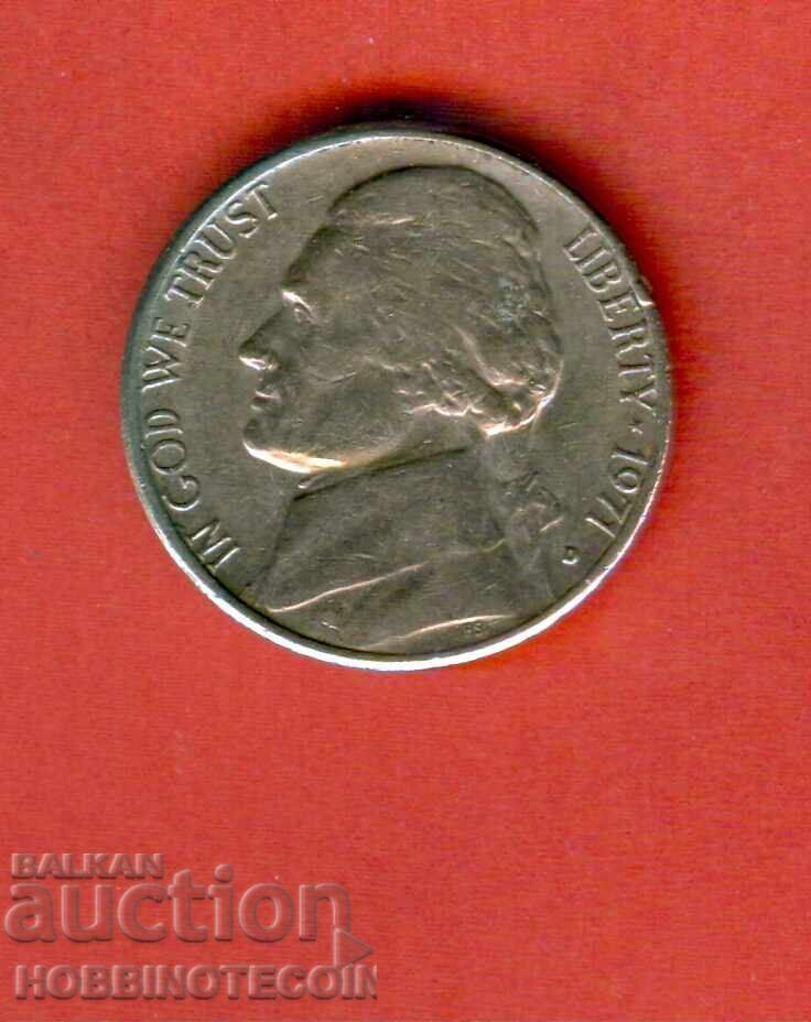 USA USA 5 cent issue - issue 1971 D USA USA 5 cent issue - issue 1971 D