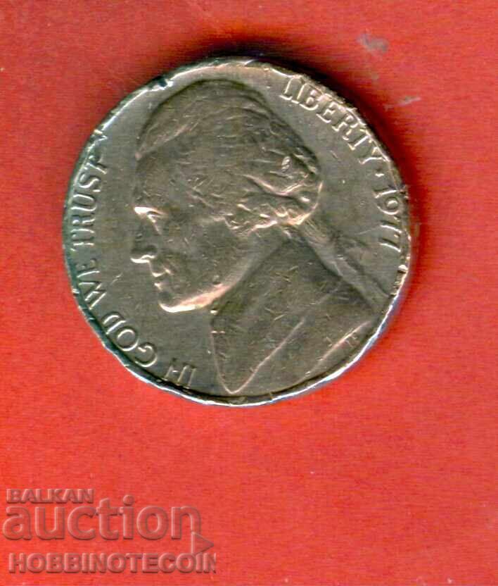USA 5 cents issue - 1977 USA 5 cents issue - 1977