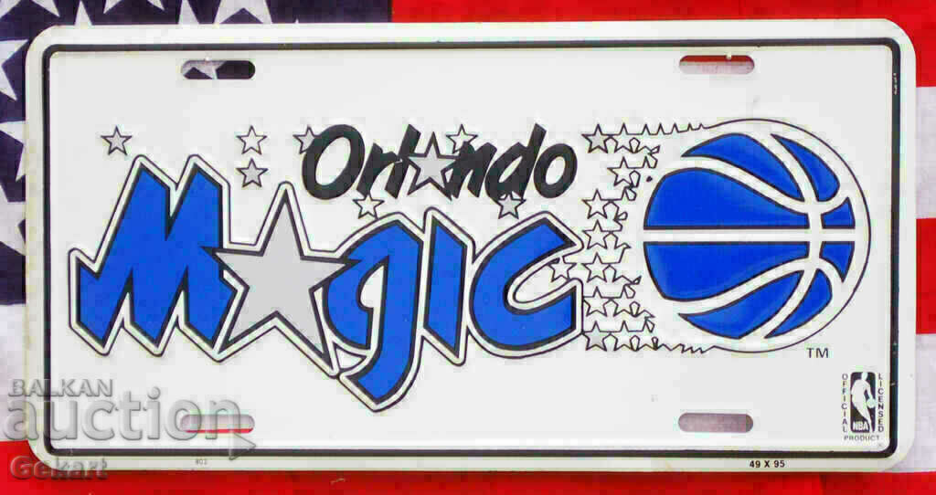Metal Sign ORLANDO MAGIC FLORIDA USA NBA