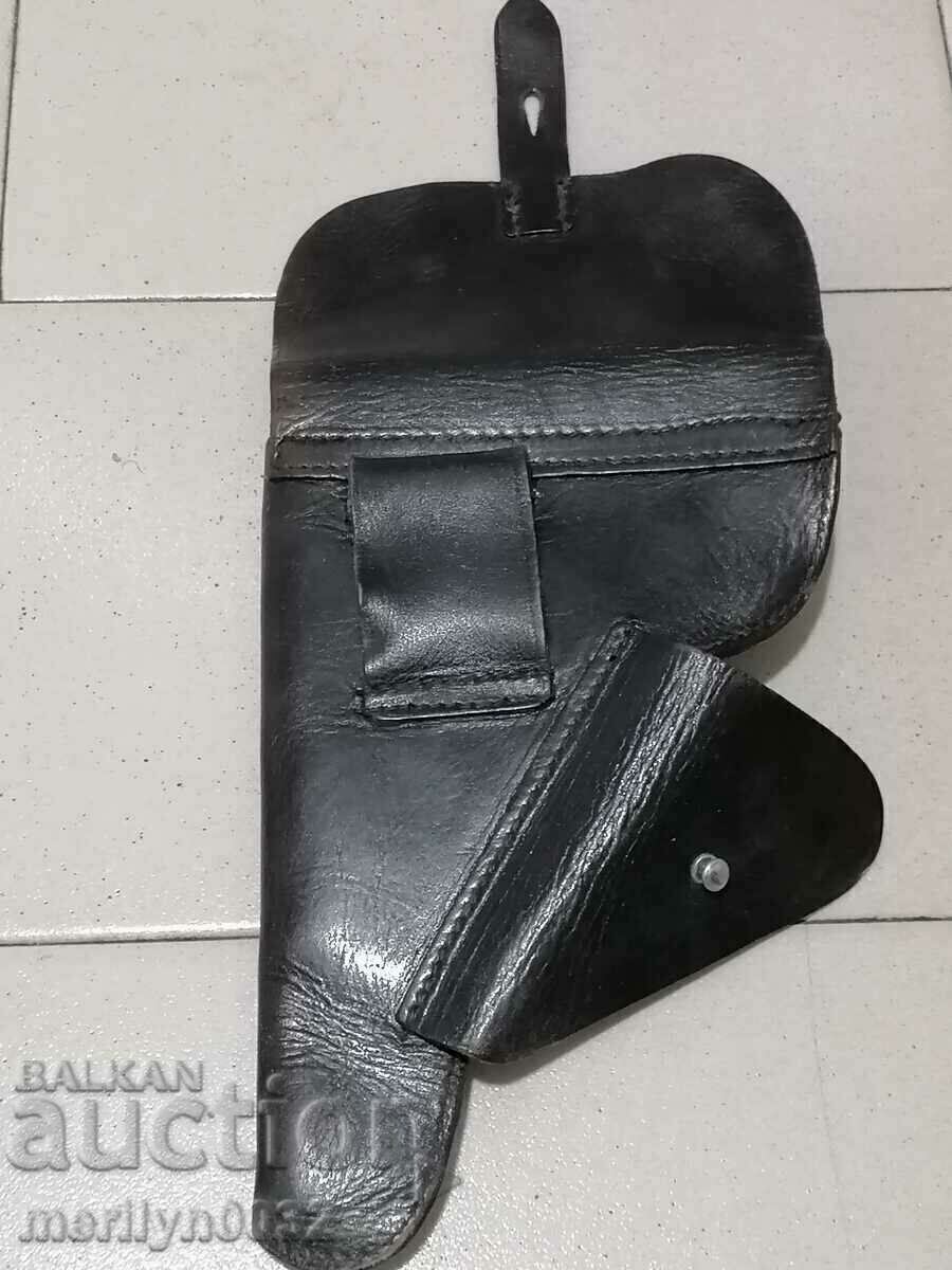 Toc pentru pistol cu centură pentru ofițeri germani Walther P-38 WW2 - 6