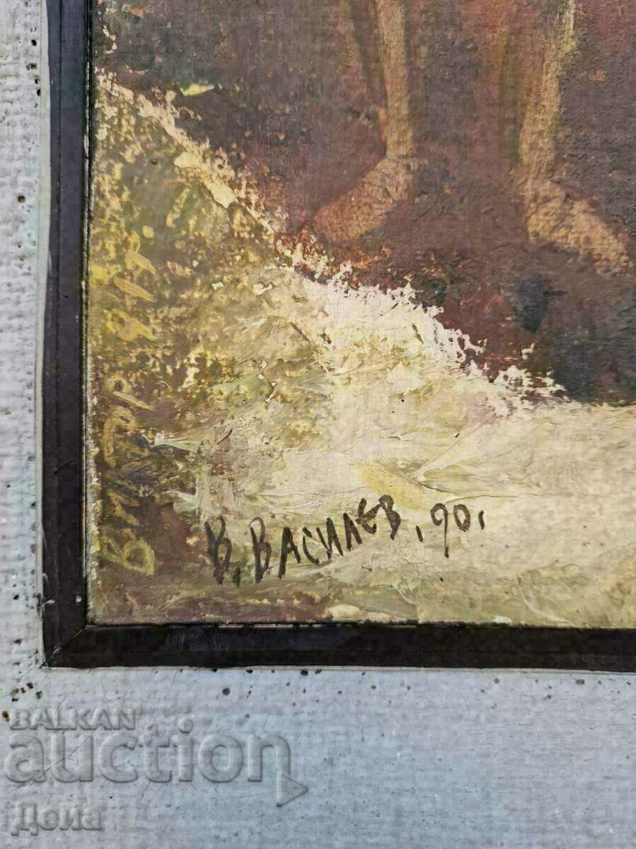 Auction V.Vasilev painting 1990 Auction V.Vasilev painting 1990