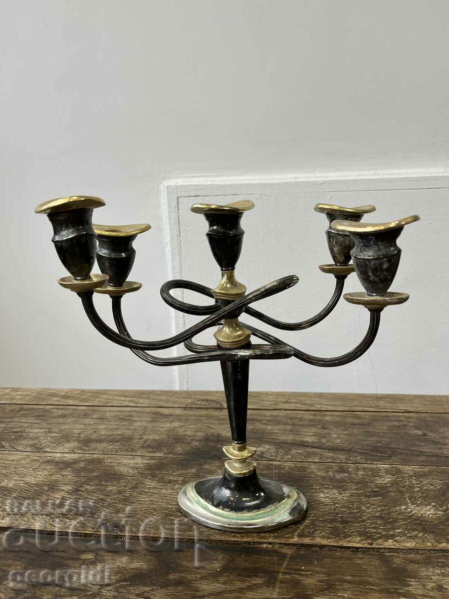 Italian candlestick with five links. #3030
