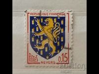 Postage stamp - France, Coats of arms, Herald.animals, 1962