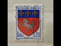 Пощенска марка - Франция, Гербове, 1966