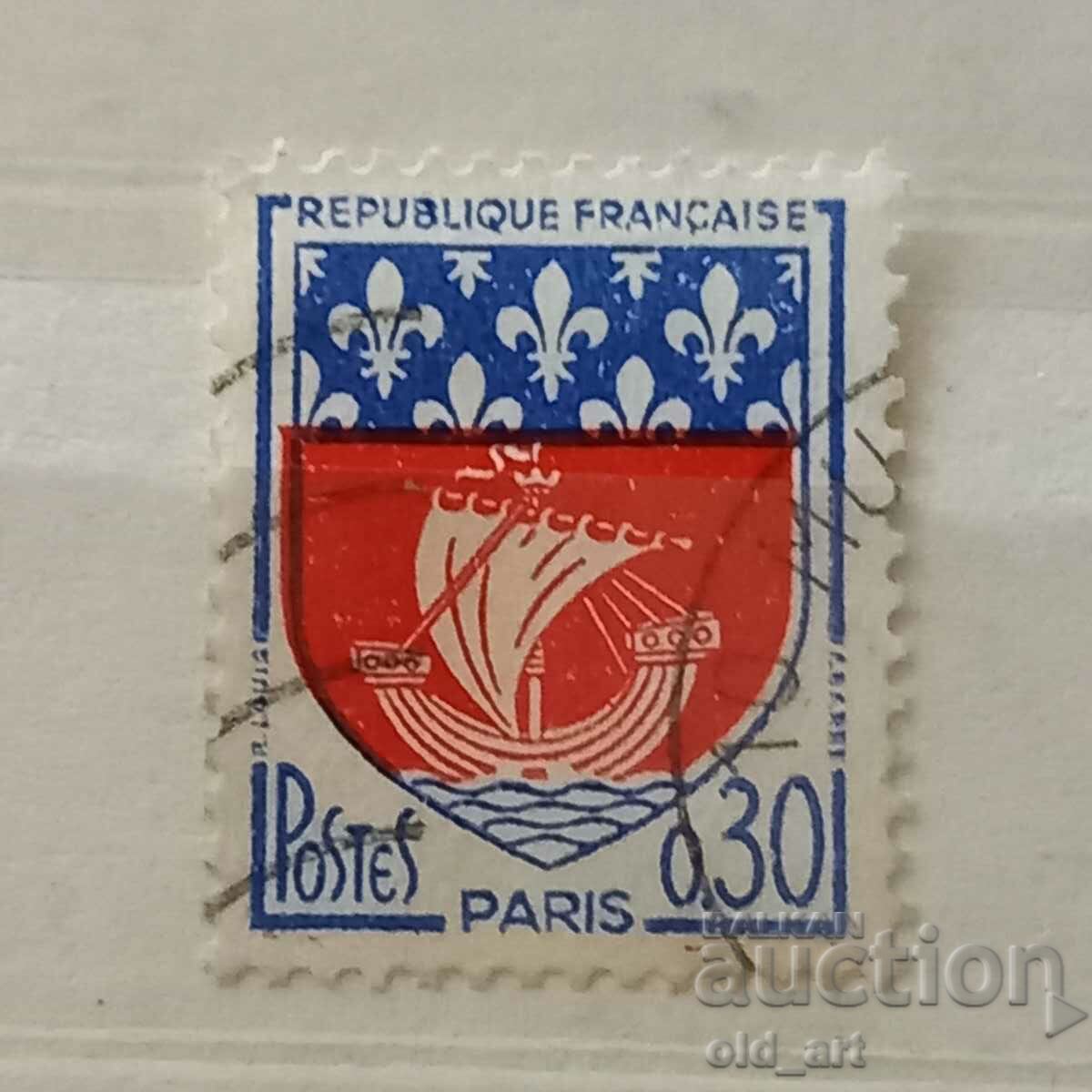 Пощенска марка - Франция, Гербове, 1965