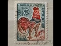 Postage stamp - France, Gallic rooster