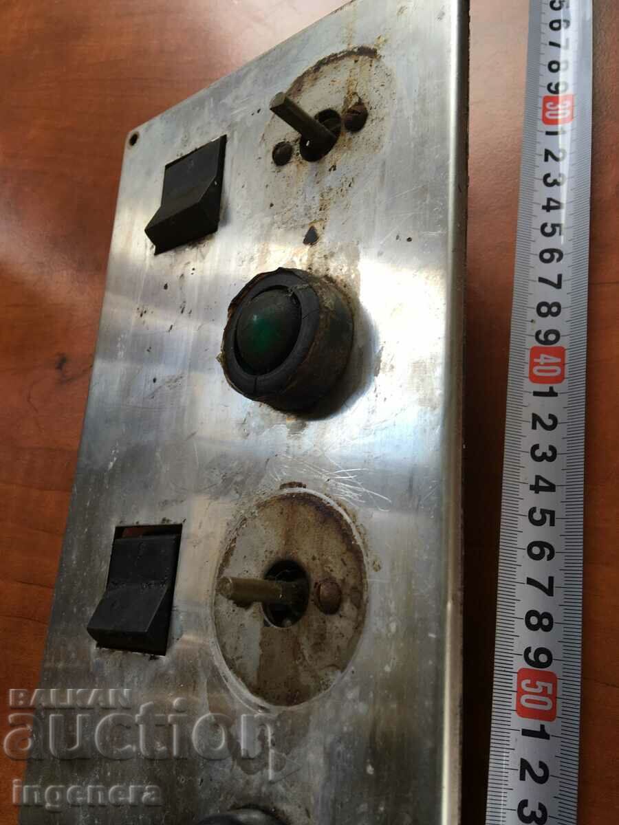 DASHBOARD PANEL METAL STAINLESS STEEL FOR PROM. EL. STOVE "PAUTALIA" - 7 DASHBOARD PANEL METAL STAINLESS STEEL FOR PROM. EL. STOVE "PAUTALIA" - 7