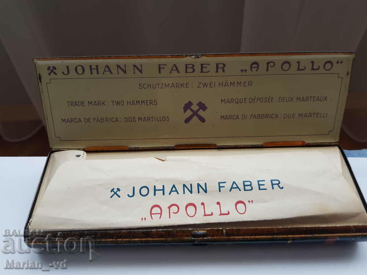 Johann Faber "APOLLO" box and F.Soennecken quill - 5 Johann Faber "APOLLO" box and F.Soennecken quill - 5