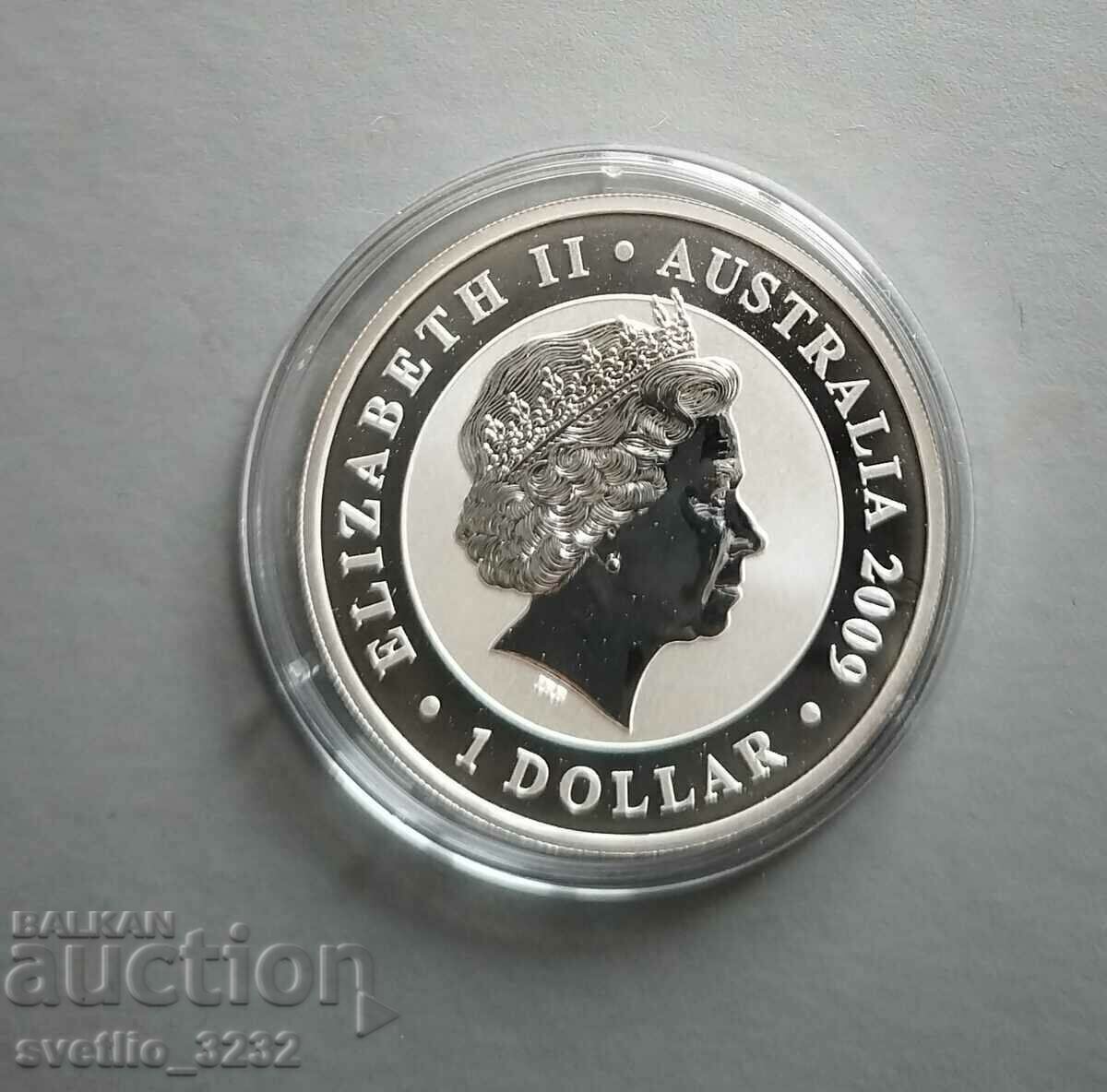 Argint 1 OZ 2009 Koala cu preț 149.00 BGN | € 76.18 Argint 1 OZ 2009 Koala cu preț 149.00 BGN | € 76.18