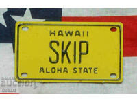 Metal Sign HAWAII - SKIP USA