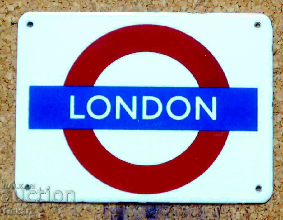 Metal Sign LONDON UK