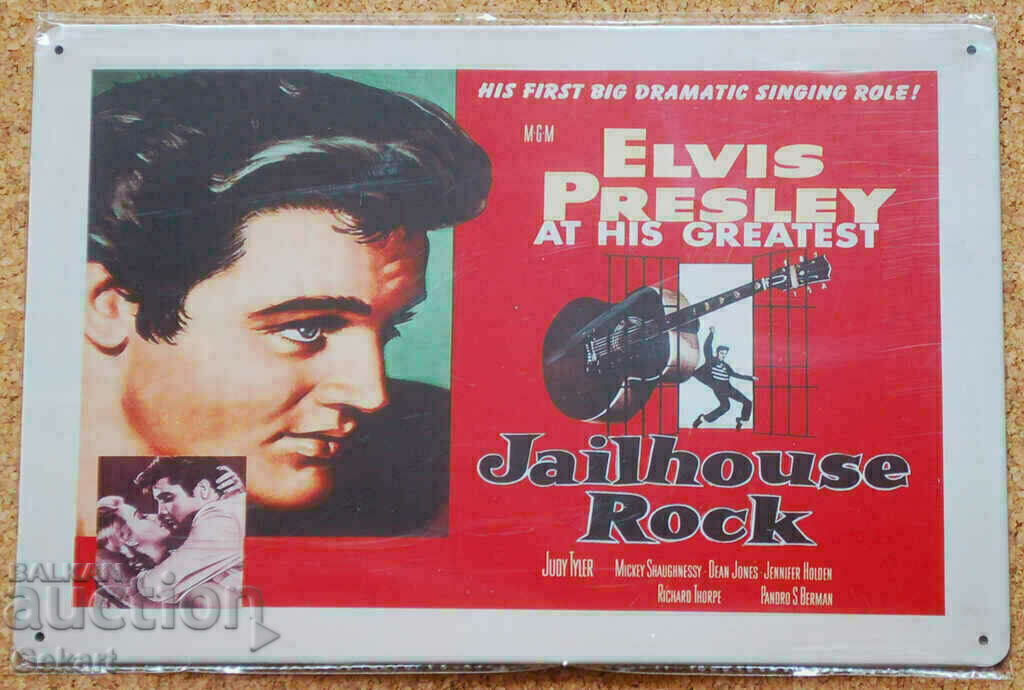 Semn metalic ELVIS - Jailhouse Rock