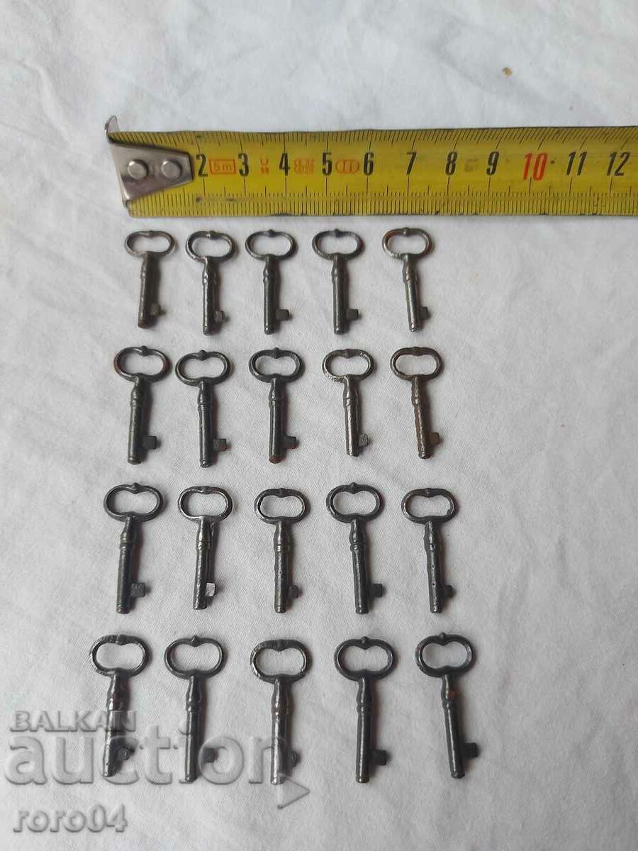 Delivery of KEY - KEYS - 20 PCS Delivery of KEY - KEYS - 20 PCS