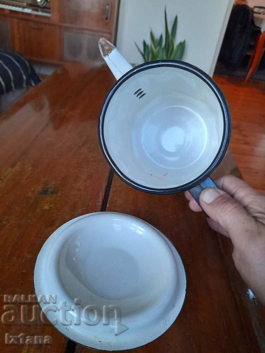 Old enamel teapot - 5 Old enamel teapot - 5