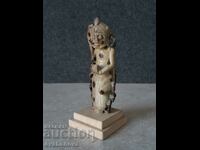Нефритена склуптура на Магу китайска богиня на здравето и дъ