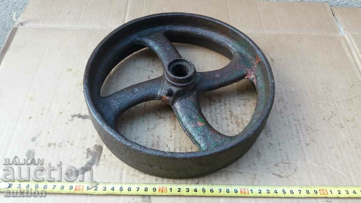 Auction  A MASSIVE RAILWAY AUSTRIAN RENAISSANCE WHEEL