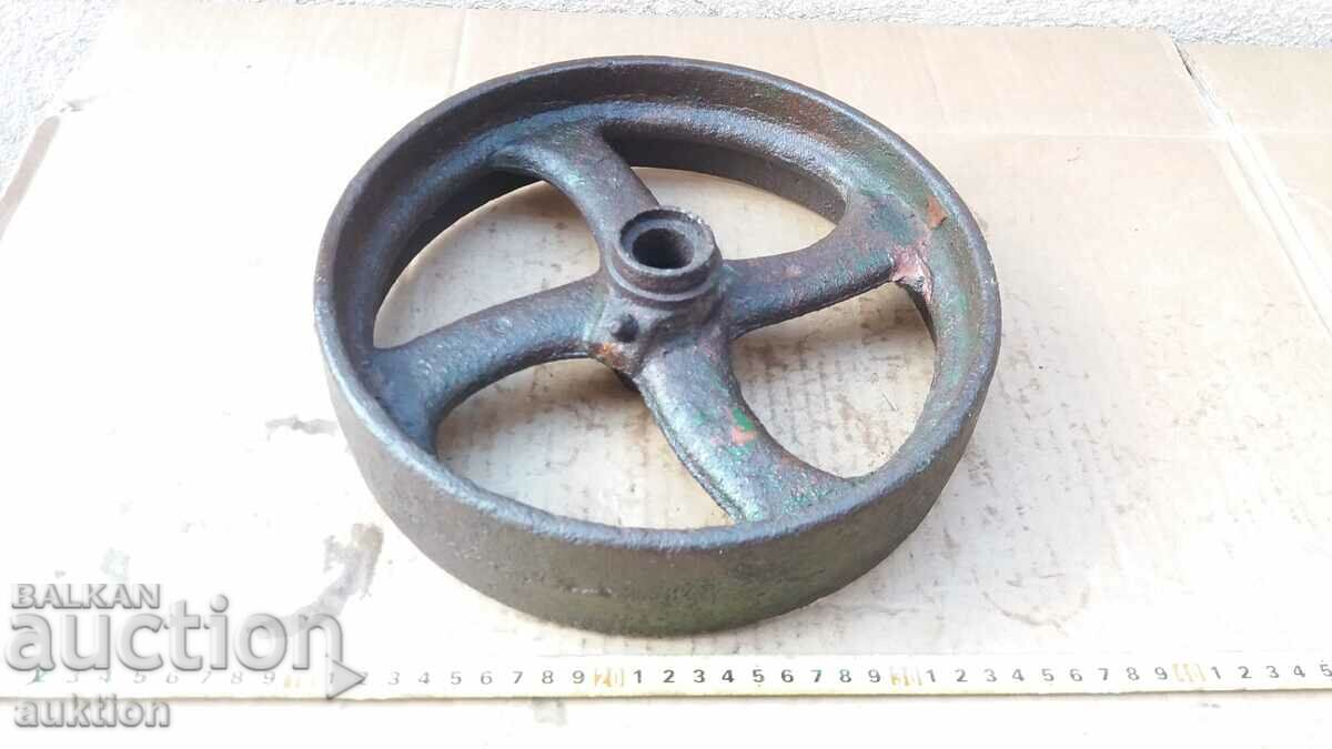 Delivery of A MASSIVE RAILWAY AUSTRIAN RENAISSANCE WHEEL