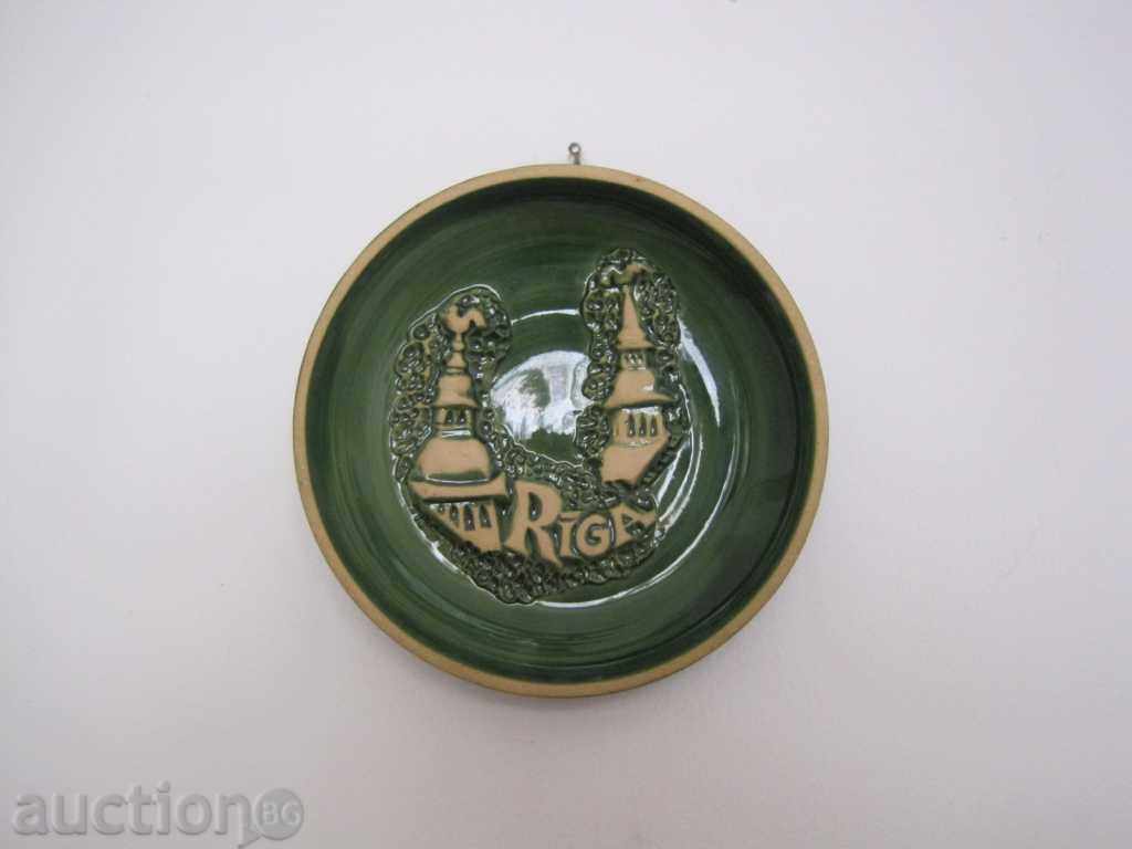 Delivery of Ceramic saucer, wall panel RIGA Delivery of Ceramic saucer, wall panel RIGA