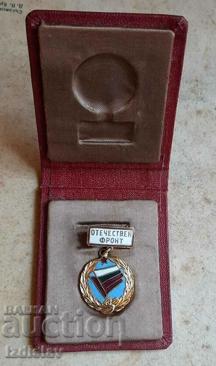 Rare Patriotic Front sign with original box Rare Patriotic Front sign with original box