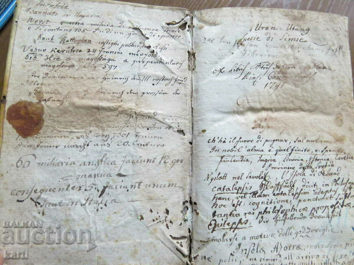 Licitație 1778 - GEOGRAFIE - ITALIA - TIPIRU VECHI