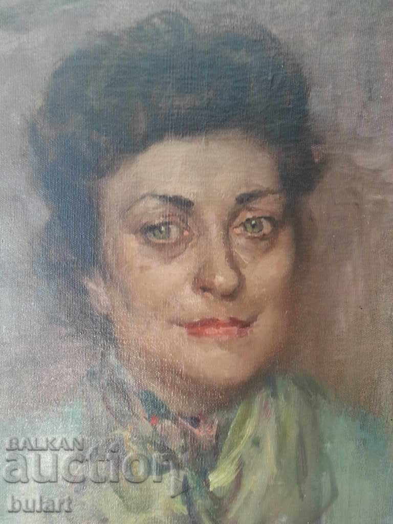 Painting "Lady Portrait" Iliya Petrov.Parked.Identification with price 9500.00 BGN | € 4857.27 Painting "Lady Portrait" Iliya Petrov.Parked.Identification with price 9500.00 BGN | € 4857.27