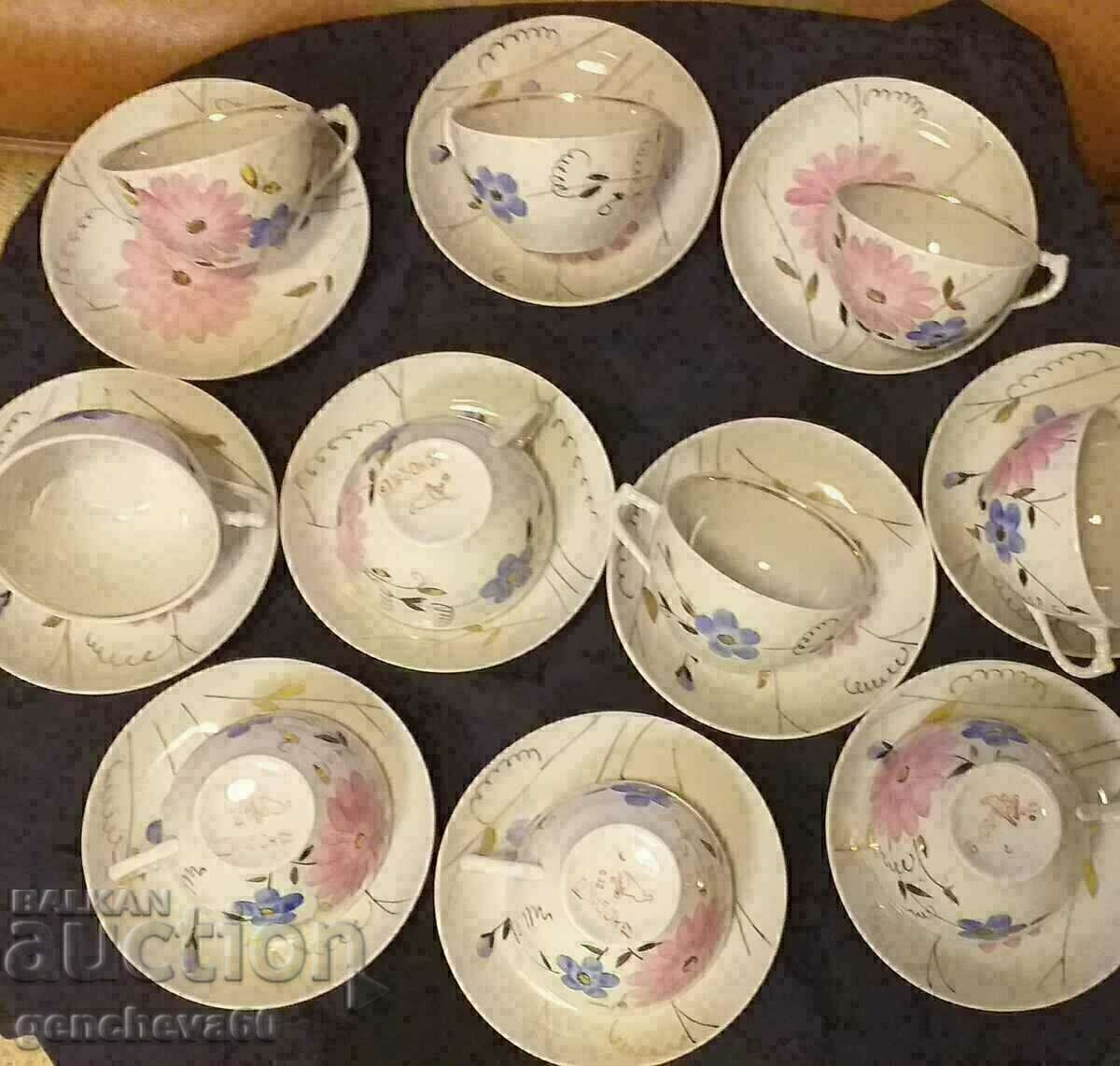 Ρωσική πορσελάνη Dulevo/σετ τσαγιού - 5 Ρωσική πορσελάνη Dulevo/σετ τσαγιού - 5