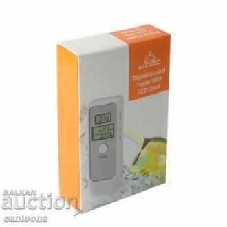 Dreger-type digital alcohol tester, clock, alarm, thermometer with price 14.99 BGN | € 7.66 Dreger-type digital alcohol tester, clock, alarm, thermometer with price 14.99 BGN | € 7.66