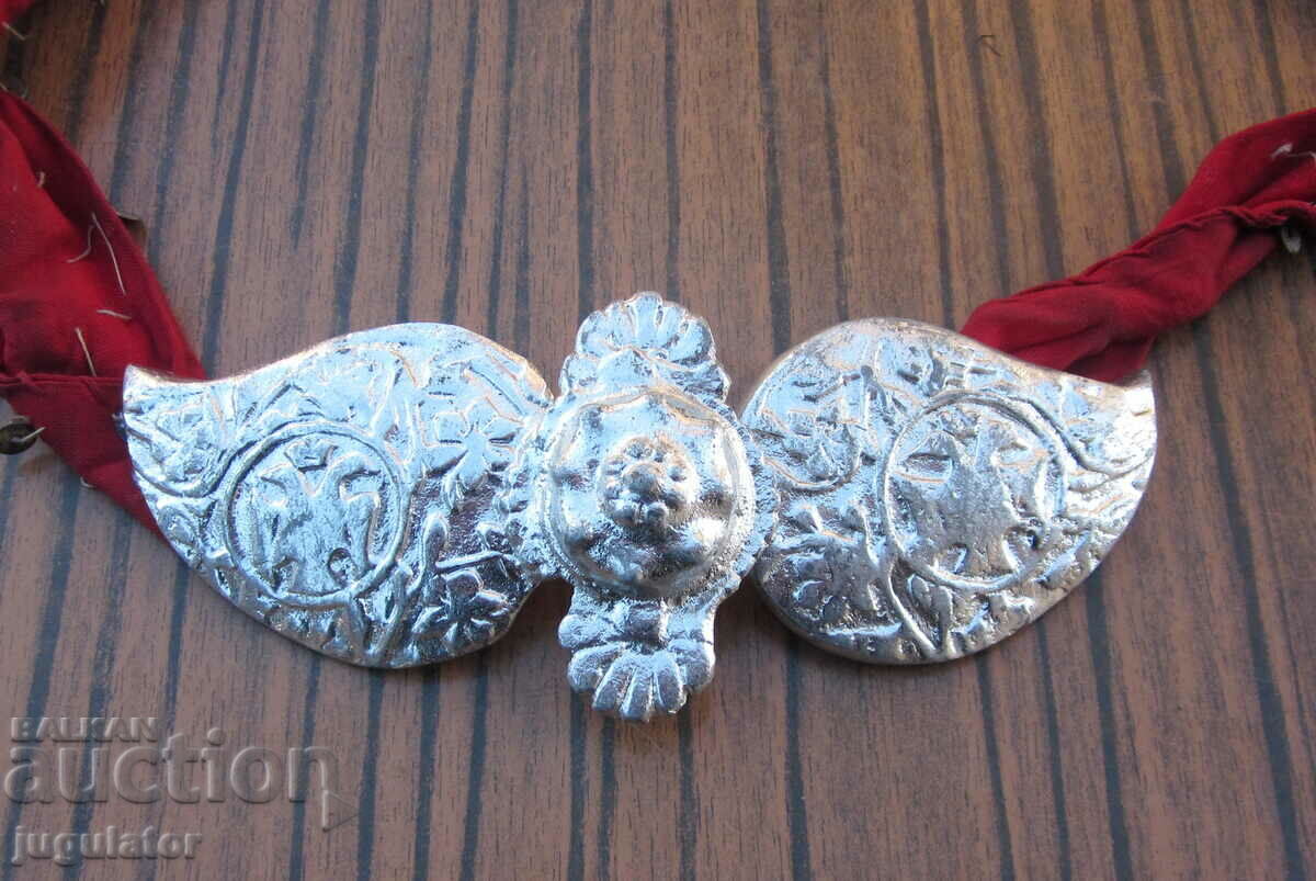 Auction original old Bulgarian folklore pafta pafta with belt Auction original old Bulgarian folklore pafta pafta with belt
