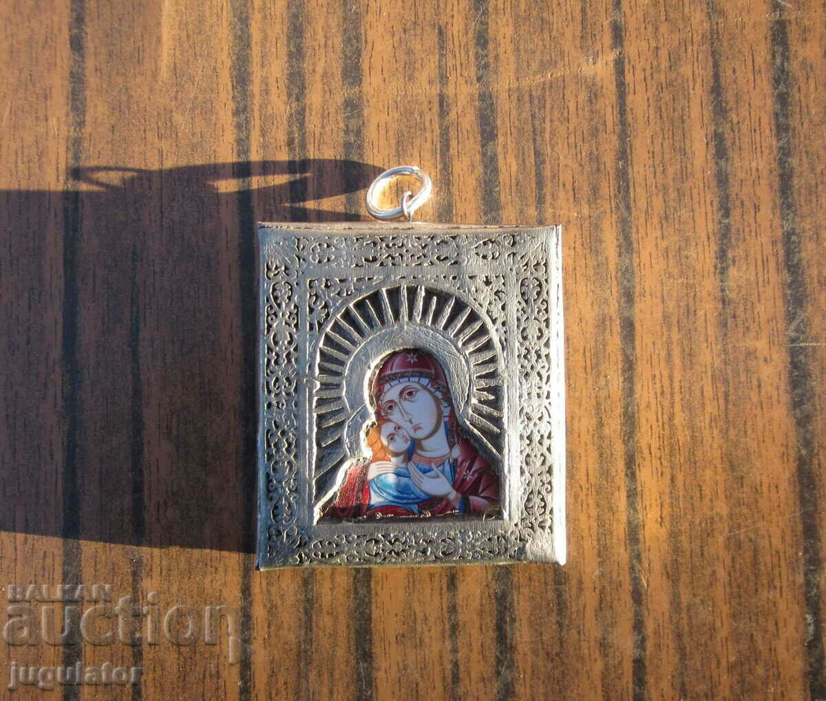 Mother of God Virgin Mary antique home small icon with hardware with price 35.00 BGN | € 17.90 Mother of God Virgin Mary antique home small icon with hardware with price 35.00 BGN | € 17.90