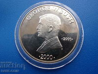 RS(50) Liberia 5 dolari 2001 UNC Rar