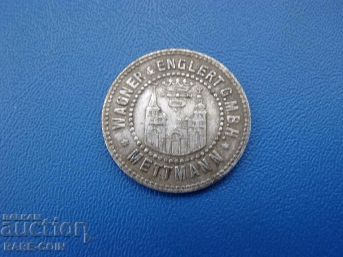 RS(50) Mettmann-Germany 10 Pfennig 1918 UNC Rare