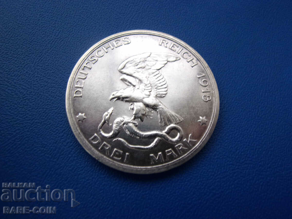 RS(50) Γερμανία 3 Γραμματόσημα 1913 UNC Σπάνιο με τιμή € 35.79 | 70.00 BGN