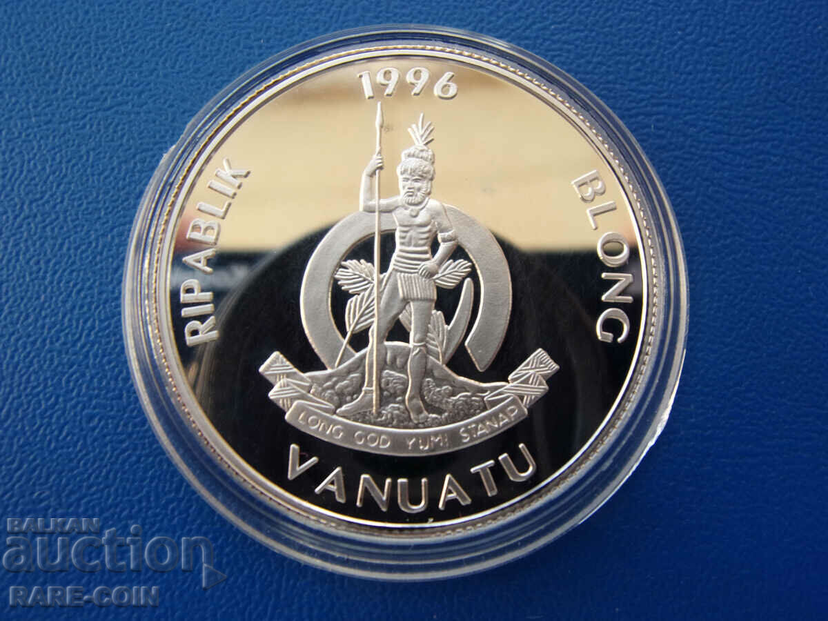 RS(50)  Вануату 10 Вату 1996 UNC PROOF Rare с цена € 30.68 | 60.00 лв.