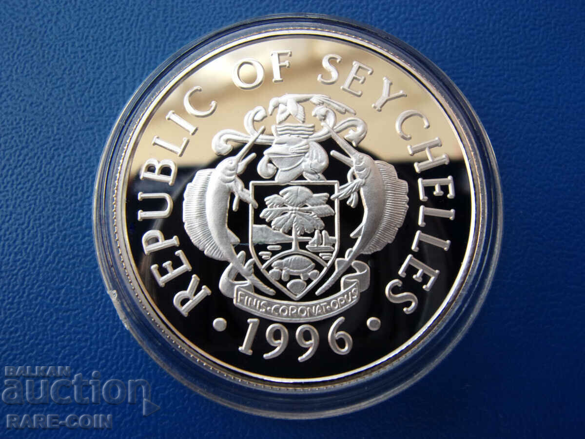 RS(50)  Сейшелски Острови 10 Рупии 1996 UNC PROOF Rare с цена € 30.68 | 60.00 лв.