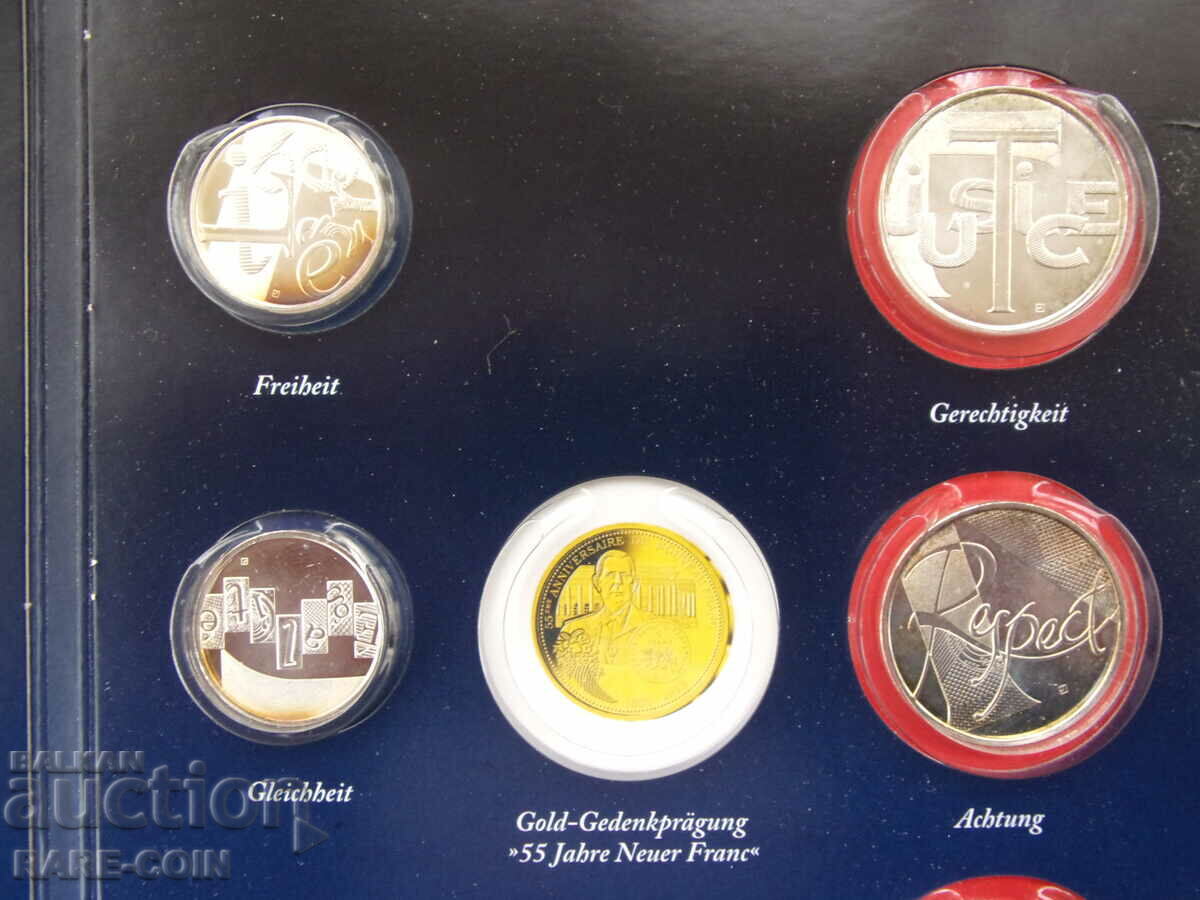 Licitație RS(50) Set Franta 3x5 Euro + 3x25 Euro 2013 UNC PROOF Rar Licitație RS(50) Set Franta 3x5 Euro + 3x25 Euro 2013 UNC PROOF Rar