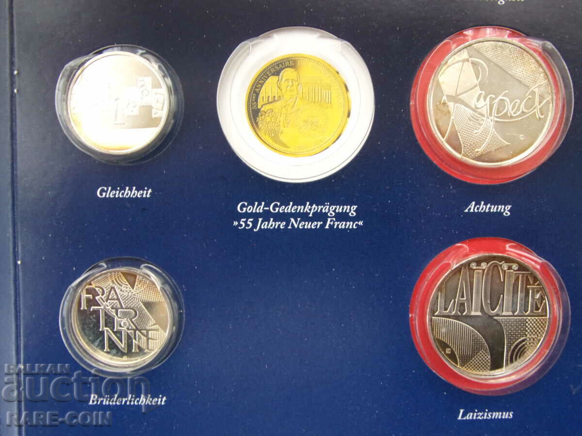 Livrarea RS(50) Set Franta 3x5 Euro + 3x25 Euro 2013 UNC PROOF Rar Livrarea RS(50) Set Franta 3x5 Euro + 3x25 Euro 2013 UNC PROOF Rar